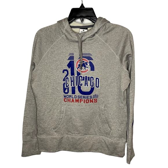 Chicago Cubs Nike Therma Fit 2016 World Series Champs Womens Hoodie Size Medium - Picture 1 of 6
